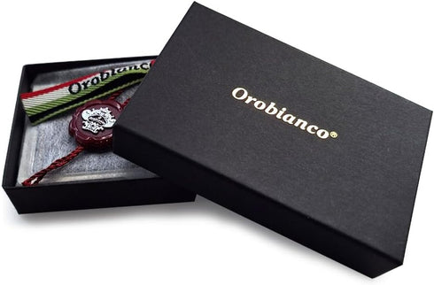 オロビアンコ 名刺入 メタルカードケース ブラック オロビアンコ