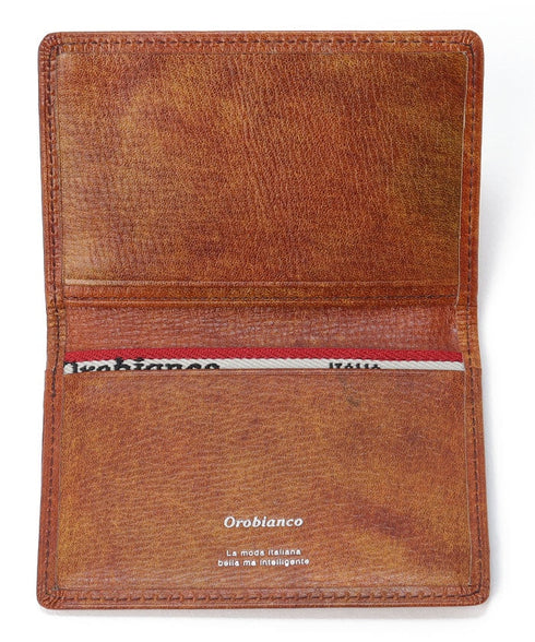 オロビアンコ カードケース パティナ 2面パスケース ブラウン オロビアンコ