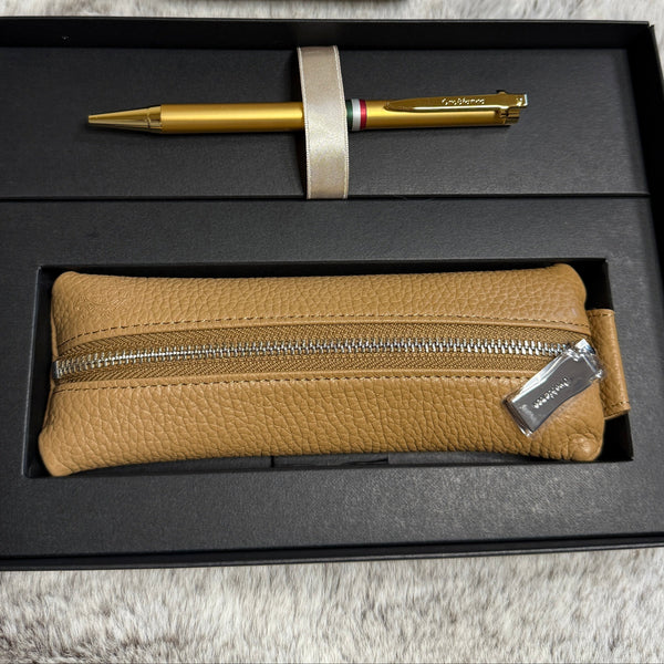 オロビアンコ ギフトセット ラ・スクリヴェリアシャープペンシル+エンポスレザーペンケース 就職祝 入学祝 フレッシャーズ 誕生日 オロビアンコ