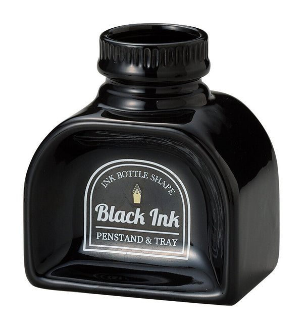 Motif. インクボトル型ペンスタンド トレイ ブラック