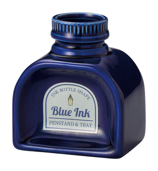 Motif. インクボトル型ペンスタンド トレイ ブルー