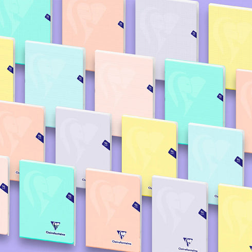 クレールフォンテーヌ ノート 横罫 ミメジス パステル ホチキス留めノート A5 96ページ PPソフトカバー付き アリマート