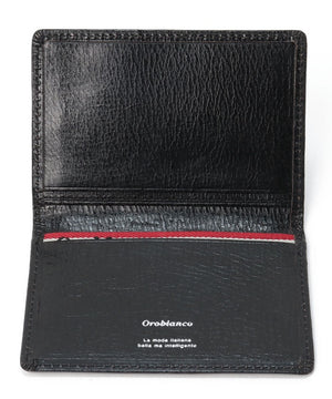 オロビアンコ カードケース パティナ 2面パスケース ブラック オロビアンコ