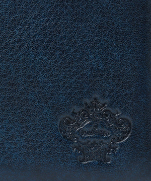 オロビアンコ カードケース パティナ 2面パスケース ネイビー オロビアンコ