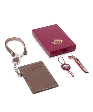 オロビアンコ カードケース リール付パスケース ブラウン オロビアンコ