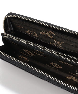 オロビアンコ 財布 パティナ ラウンドファスナー ブラック オロビアンコ