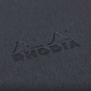 ロディア ノートカバー メタリックPUレザー A5 ブラック