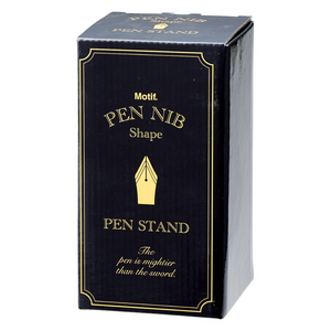 Motif. ペンニブ型ペンスタンド ゴールド