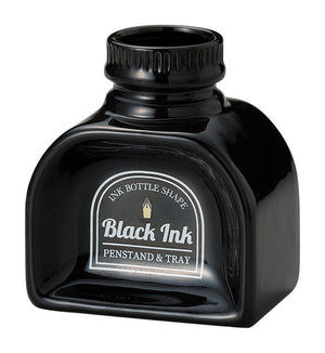 Motif. インクボトル型ペンスタンド トレイ ブラック