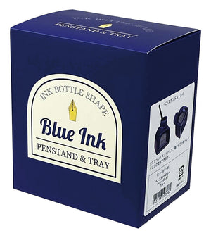 Motif. インクボトル型ペンスタンド トレイ ブルー